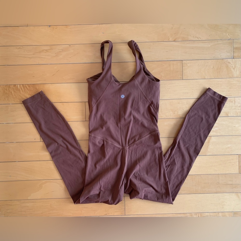 EUC 🍋 Lululemon Align Ribbed Bodysuit 25" - Picture 7 of 9